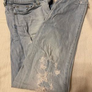 universal thread distressed mom jeans